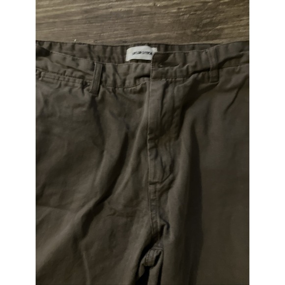 Taylor Stitch The Foundation Democratic Pants Brown Chino 34 Missing Button - Picture 3 of 10